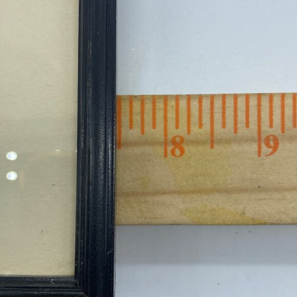 Vtg Marshall Field & Company Framed Horse-Drawn Carriage Silhouette Art Signed - Picture 6 of 6